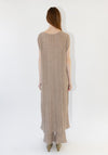 Plisse Caftan in Oak