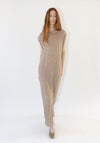 Plisse Caftan in Oak