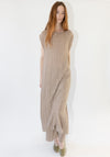 Plisse Caftan in Oak