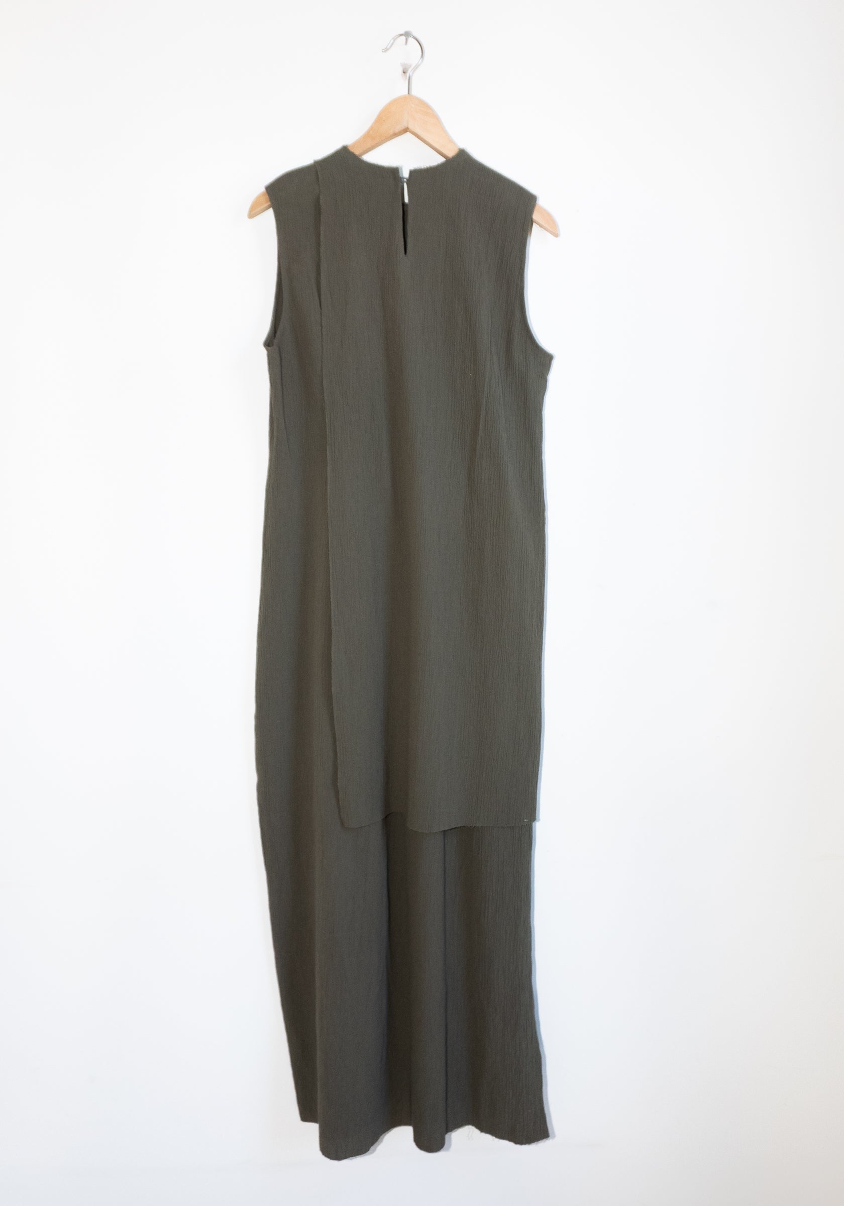 Lauren Manoogian Raw Layer Dress in Clay