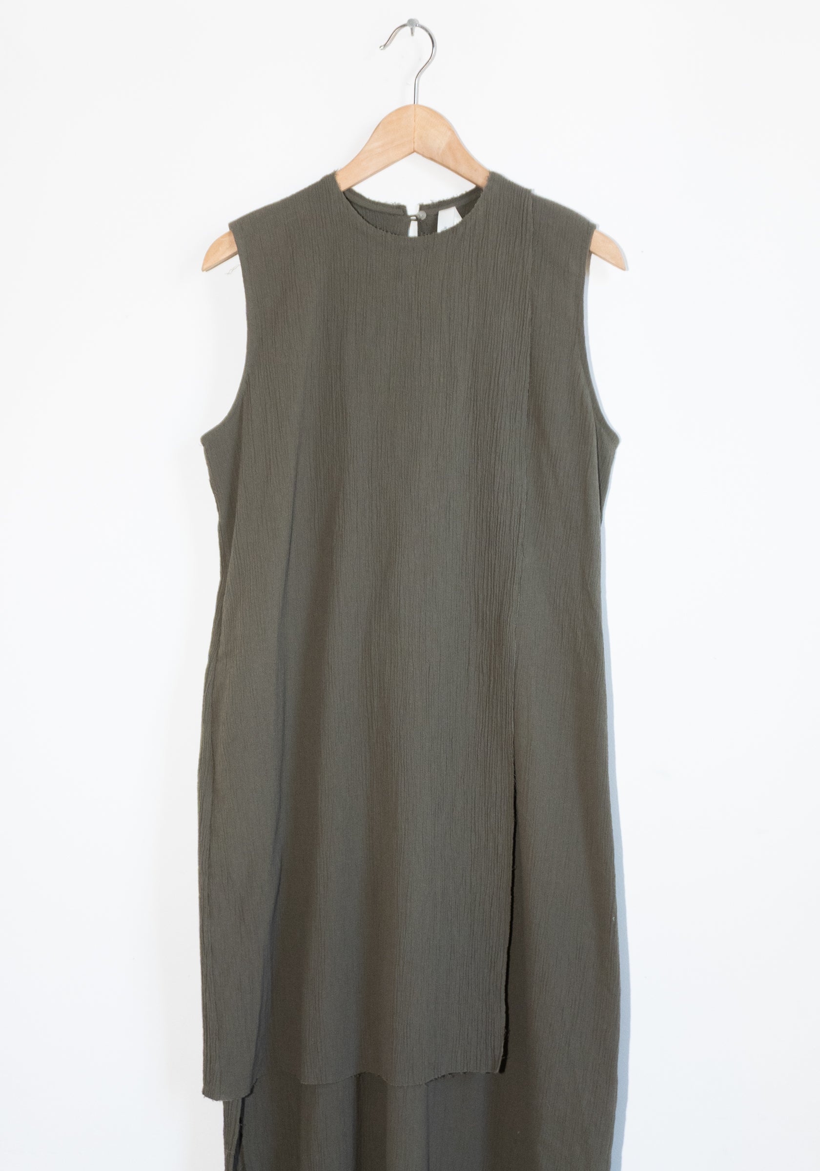 Lauren Manoogian Raw Layer Dress in Clay