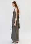 Raw Layer Dress in Clay