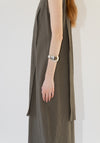 Raw Layer Dress in Clay