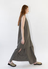 Raw Layer Dress in Clay