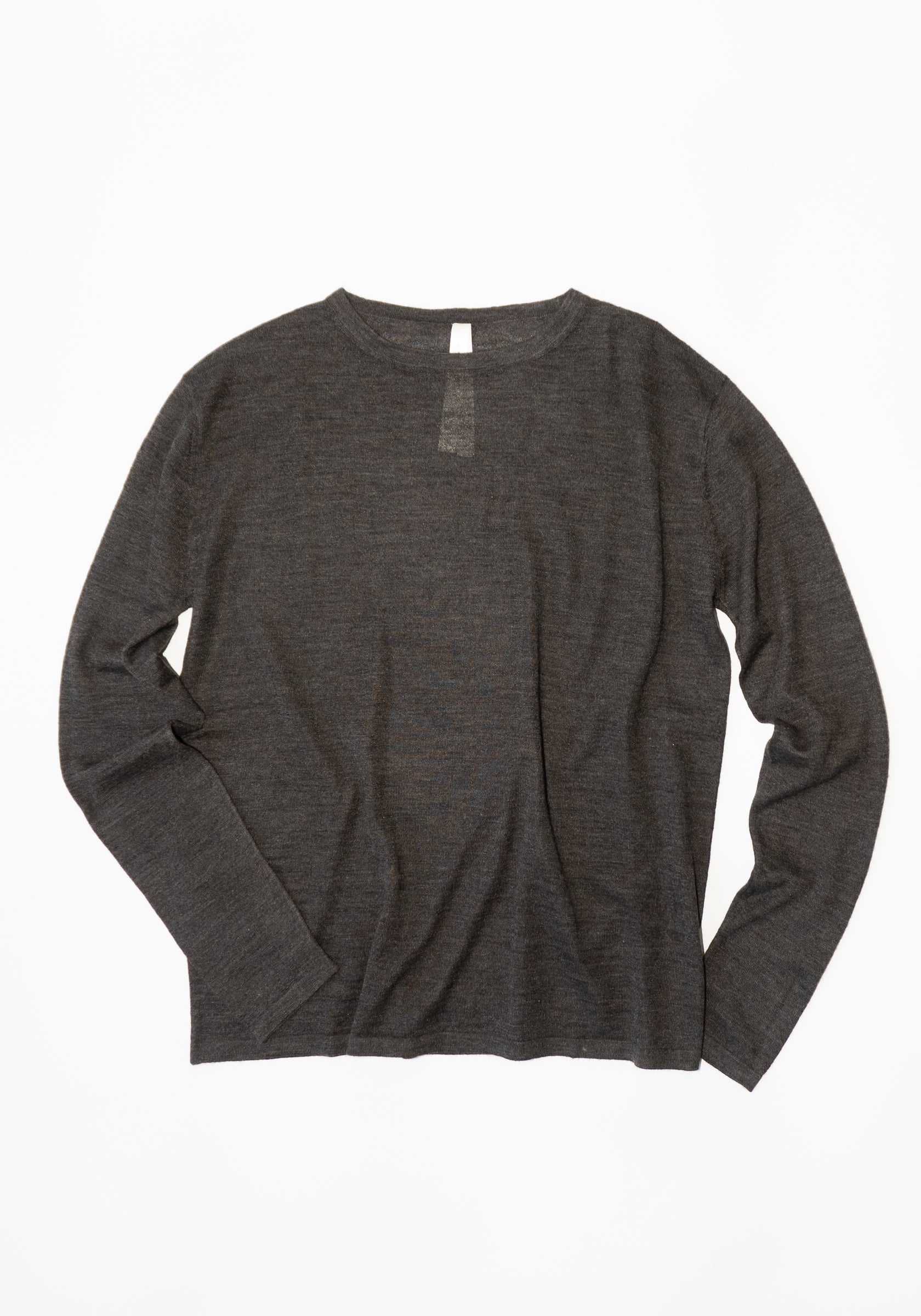 Lauren Manoogian Super Fine Crewneck in Blackened