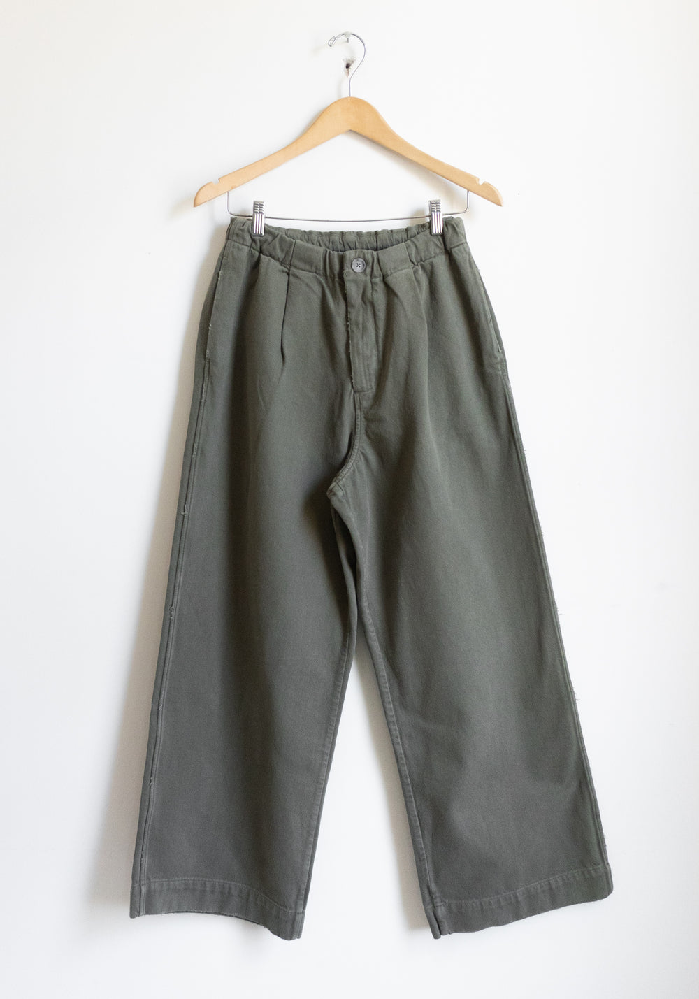 Washed Trouser in Fatigue