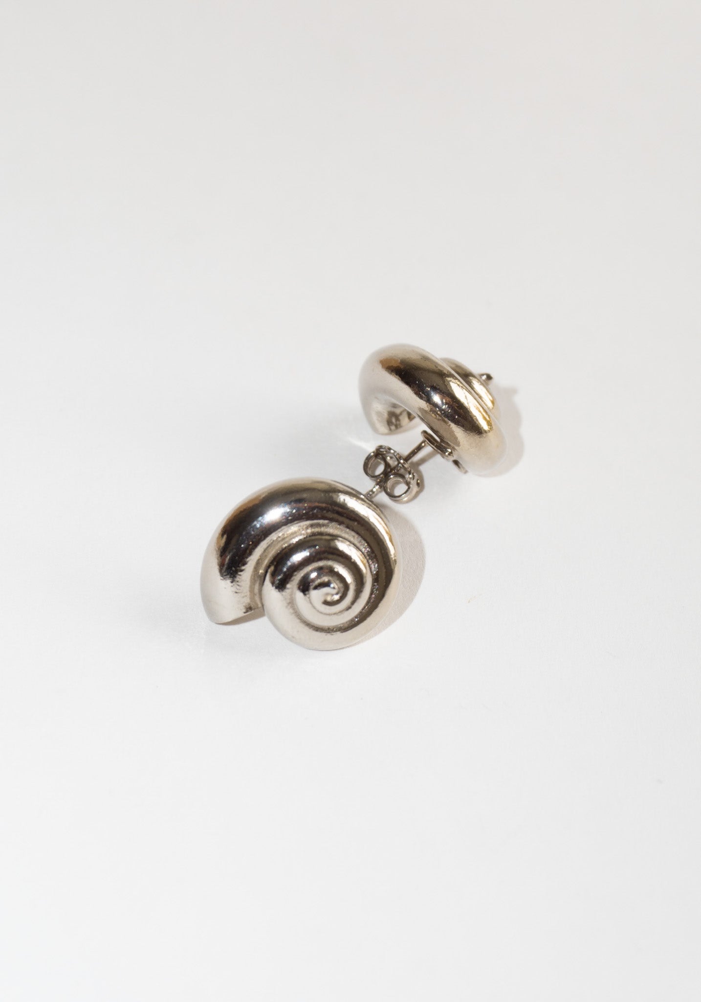 Nautilus Silver Earrings