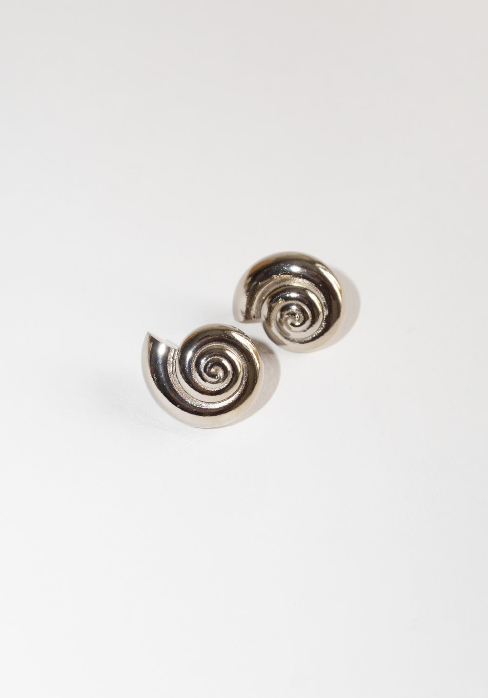 Nautilus Silver Earrings