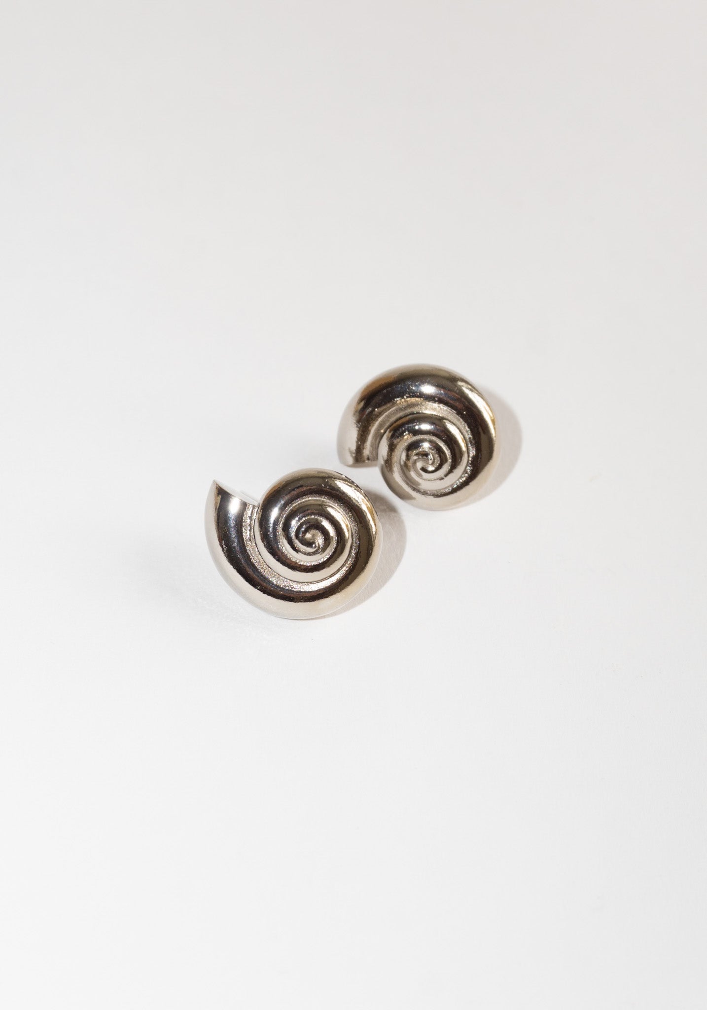 Nautilus Silver Earrings