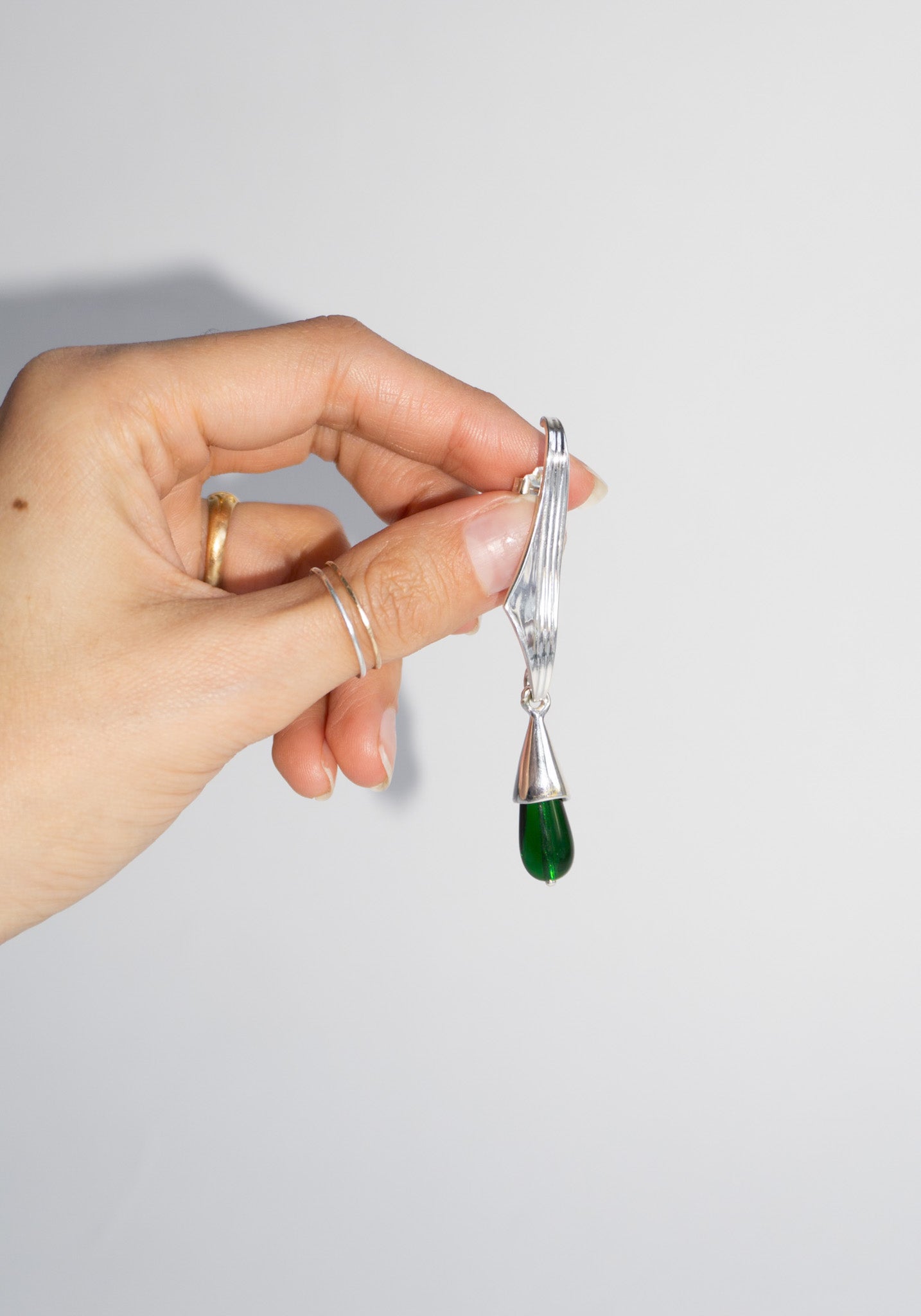 Grape Leaf Earrings