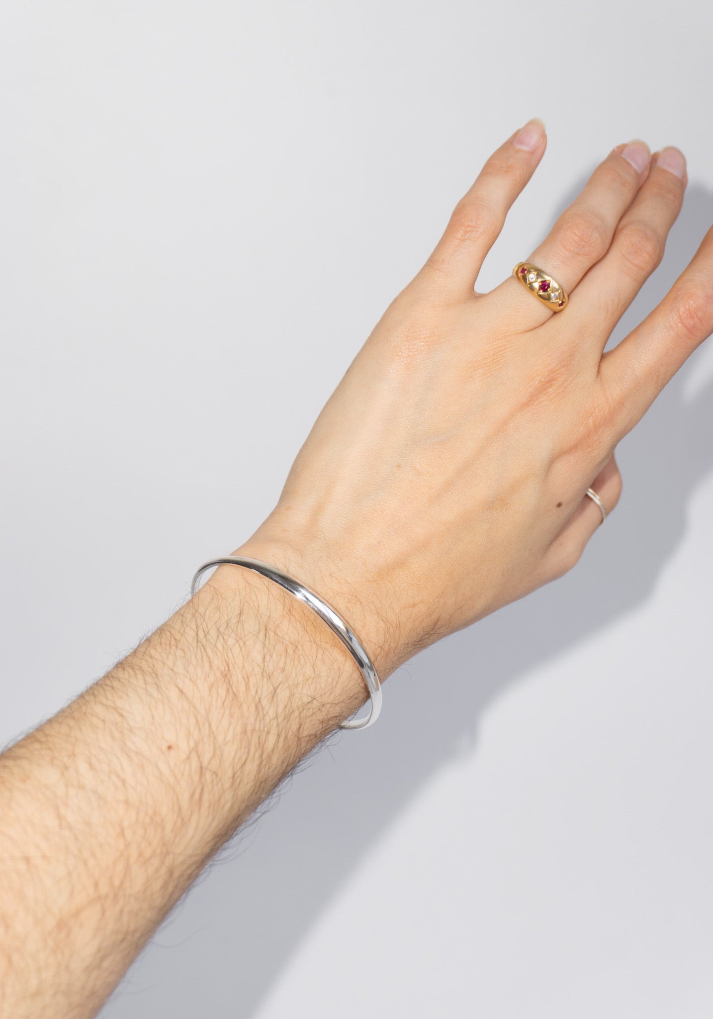 Slim Constantin Bracelet in Silver