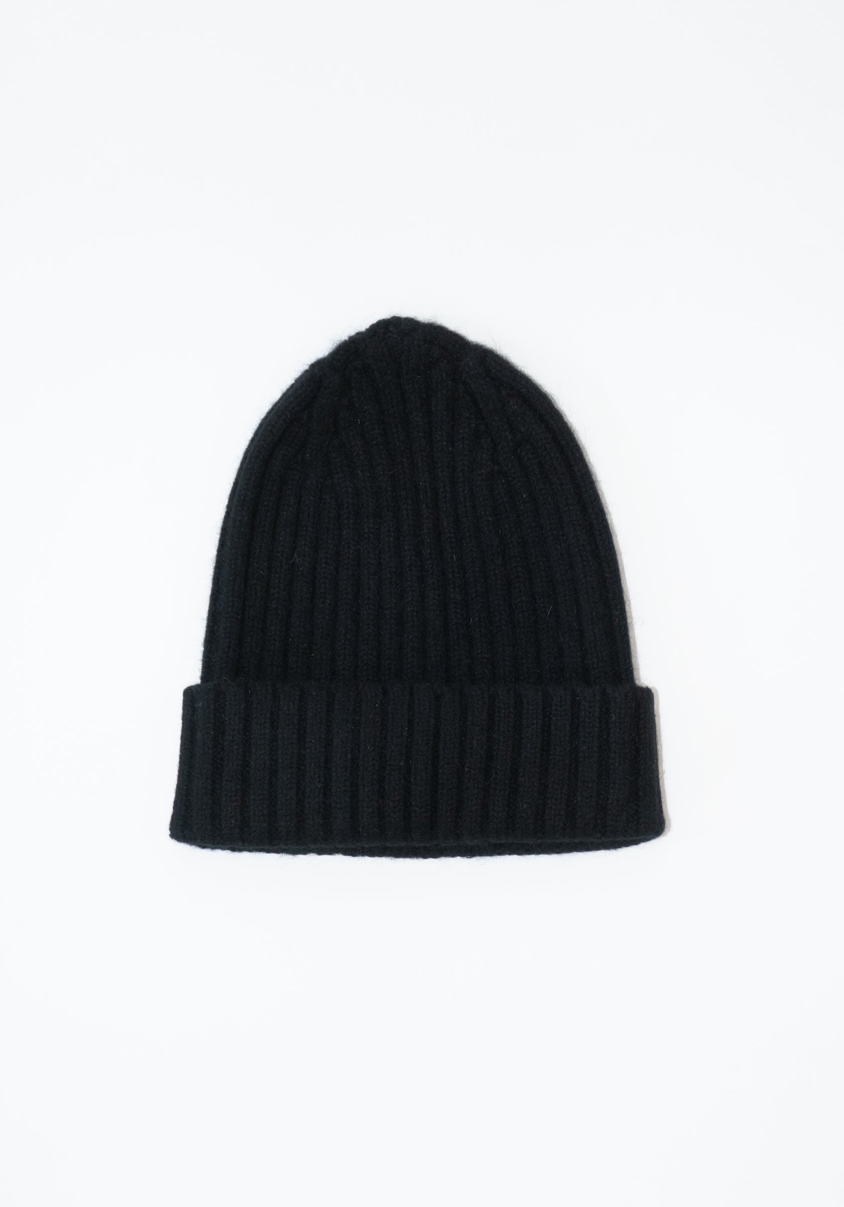 Large Beanie in Onyx