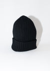 Large Beanie in Onyx