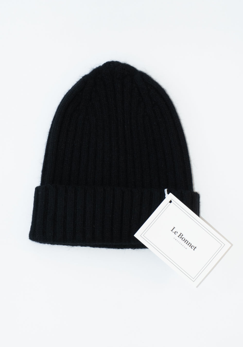 Large Beanie in Onyx