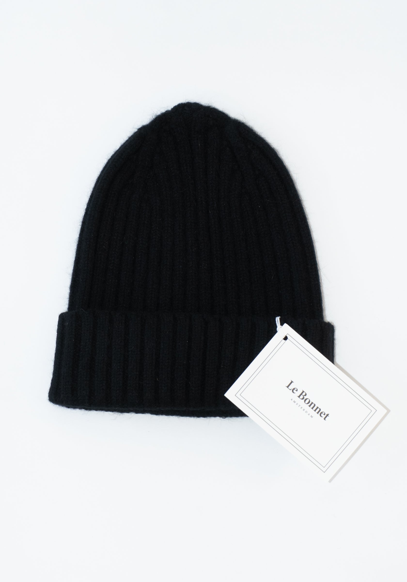 Large Beanie in Onyx