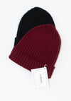 Large Beanie in Wine