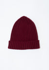 Large Beanie in Wine