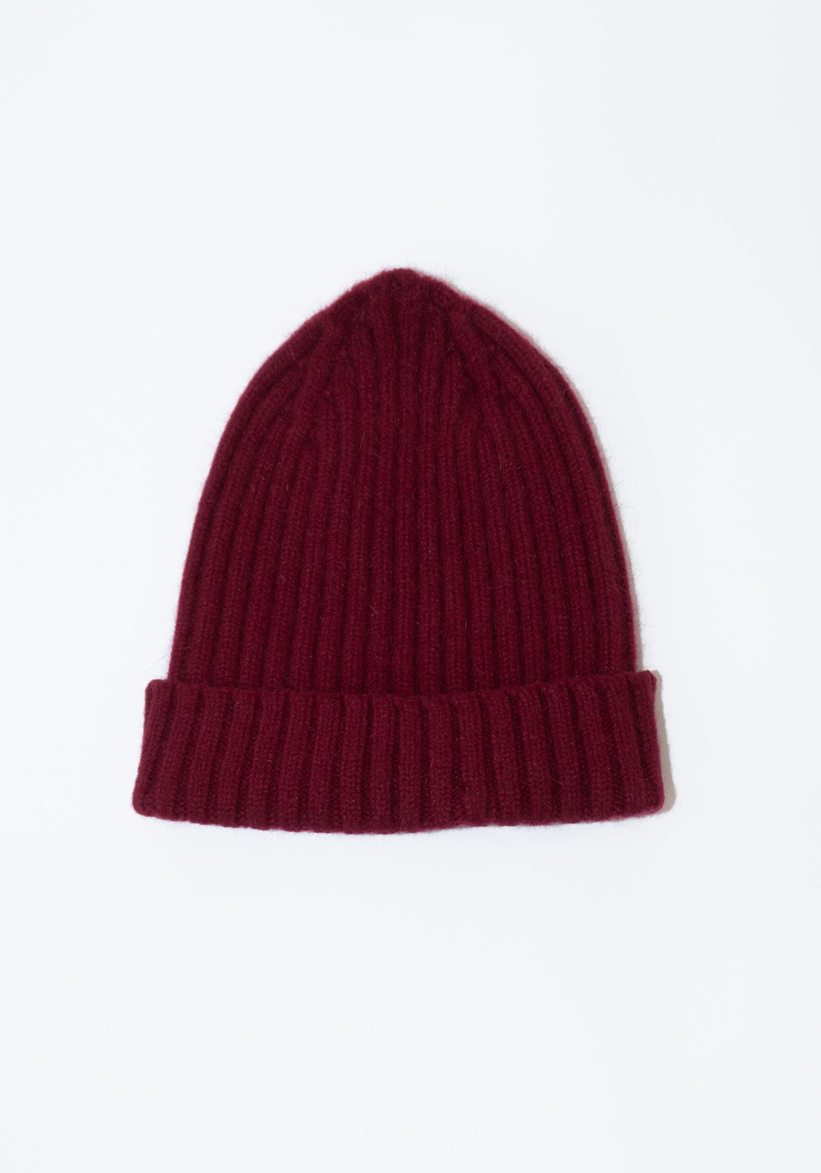 Large Beanie in Wine