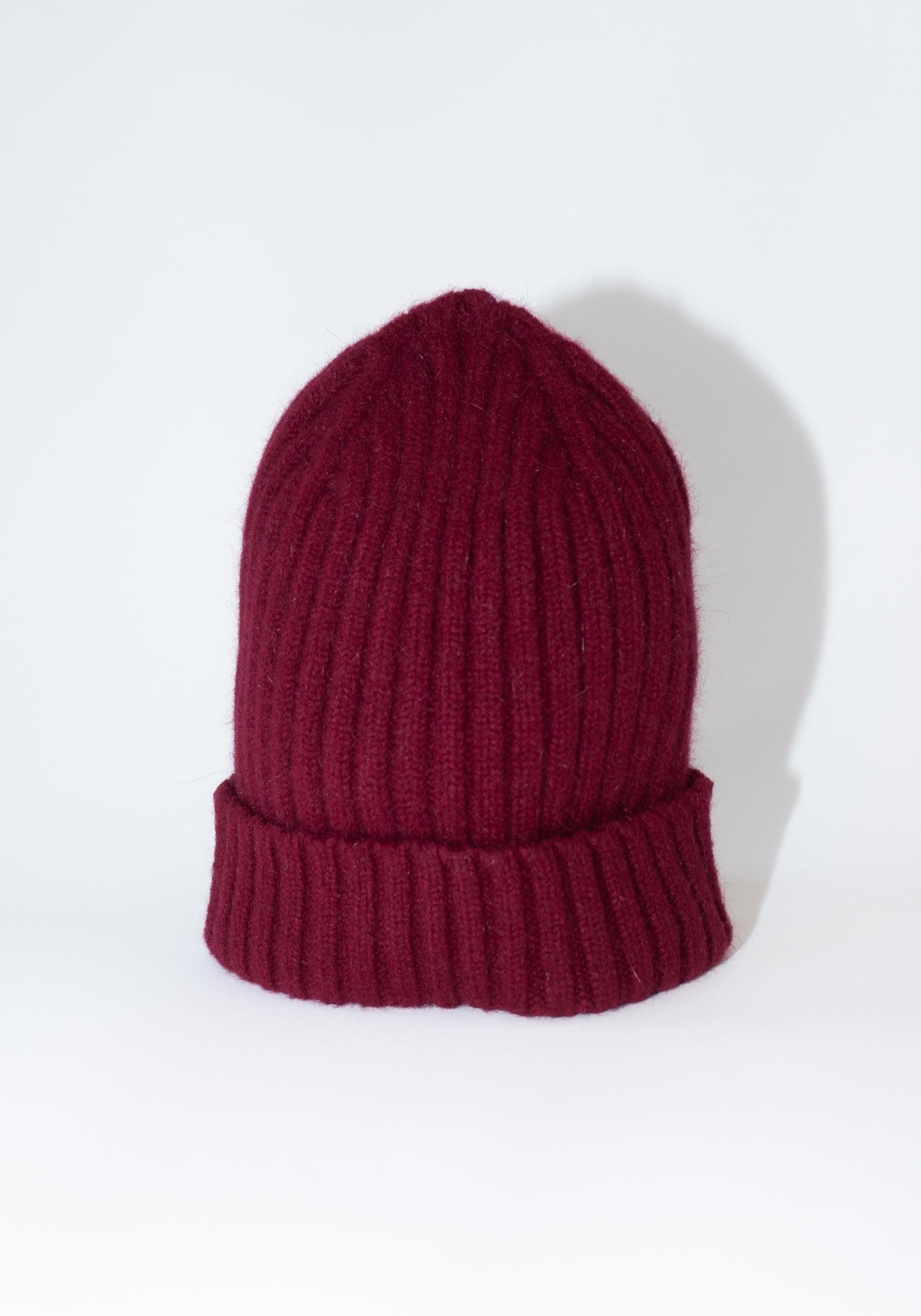 Large Beanie in Wine