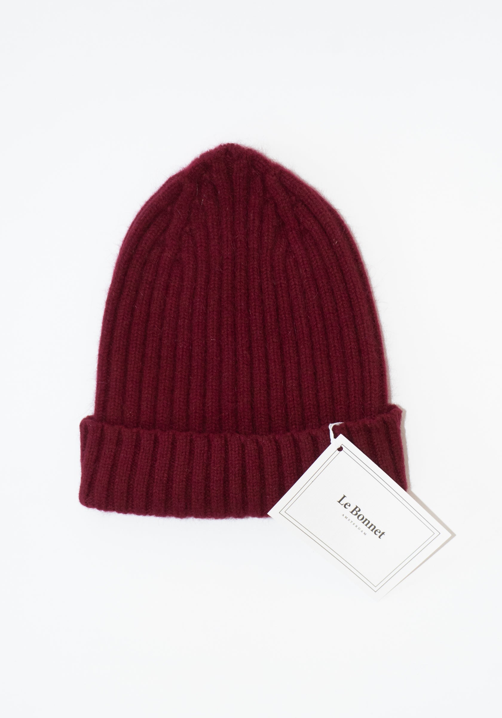 Large Beanie in Wine