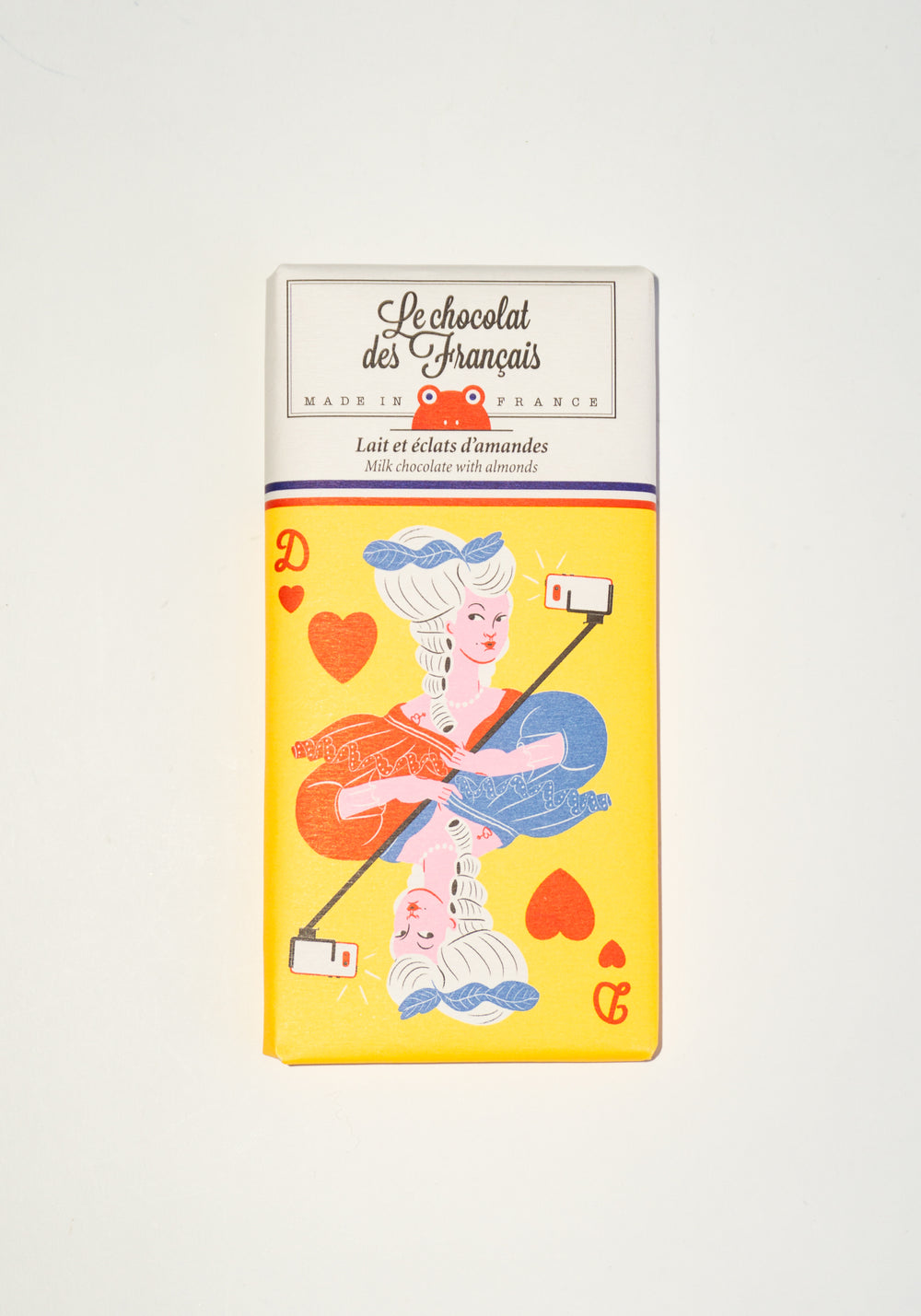 Marie Antoinette Milk Chocolate Bar with Almonds