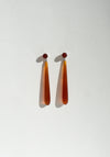 Drop Carnelian Earrings
