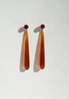 Drop Carnelian Earrings