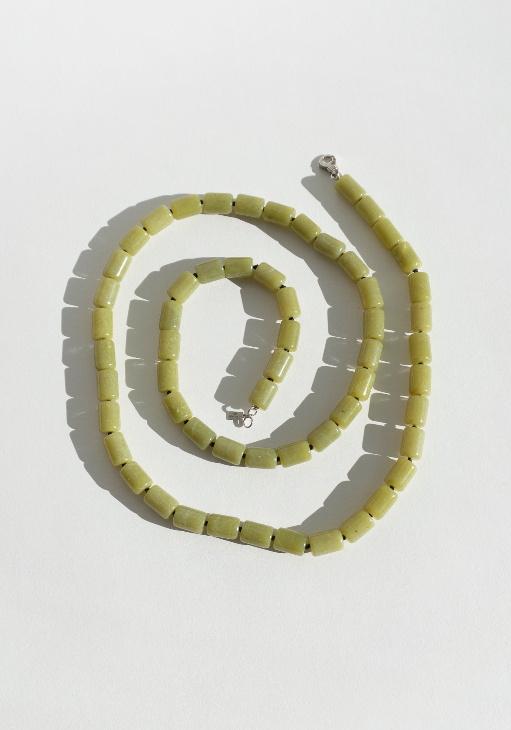 Edith Jade Tube Necklace