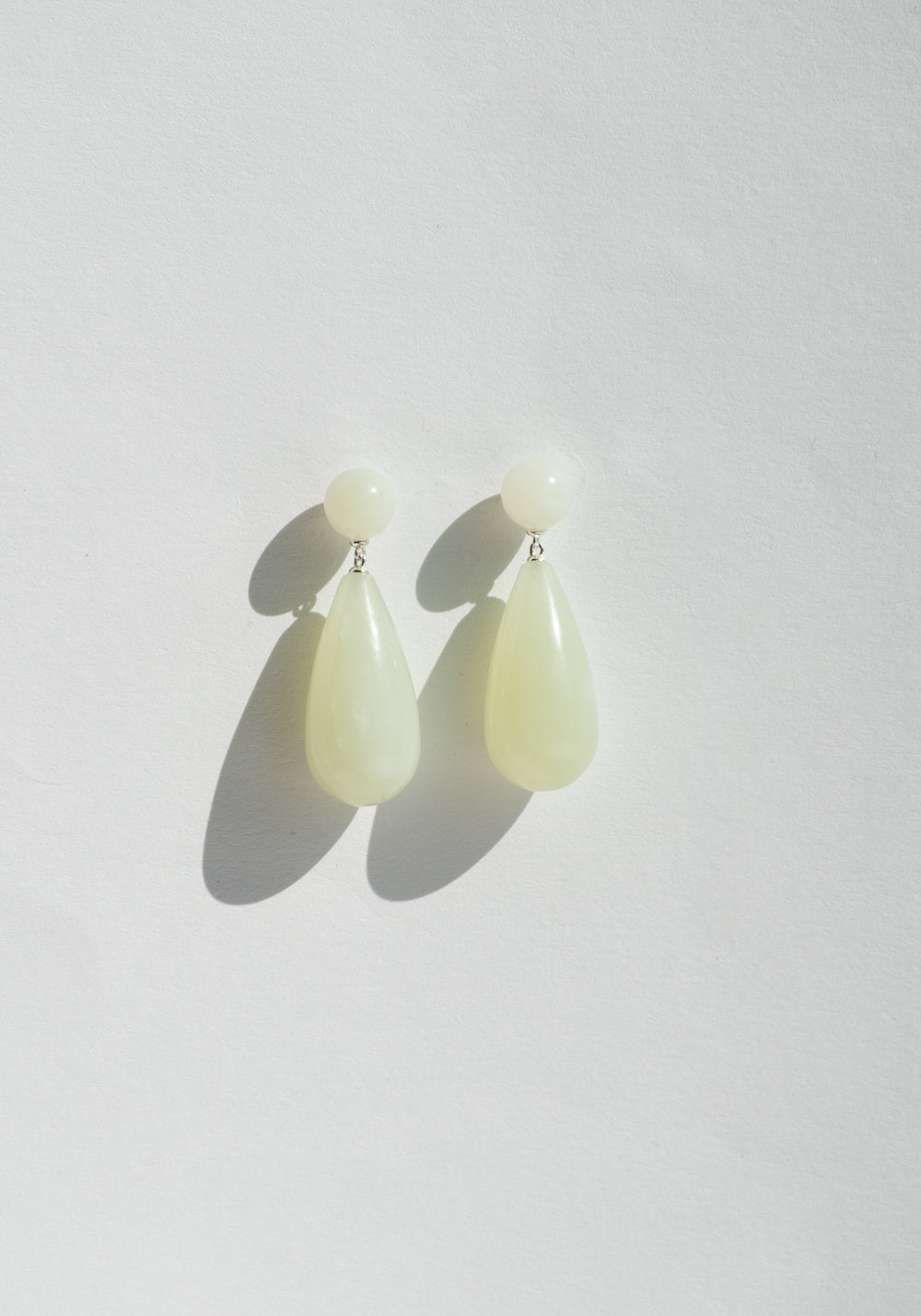 Lie Studio Lola Earrings in Green Serpentine