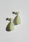 Lie Studio Lola Earrings in Green Serpentine