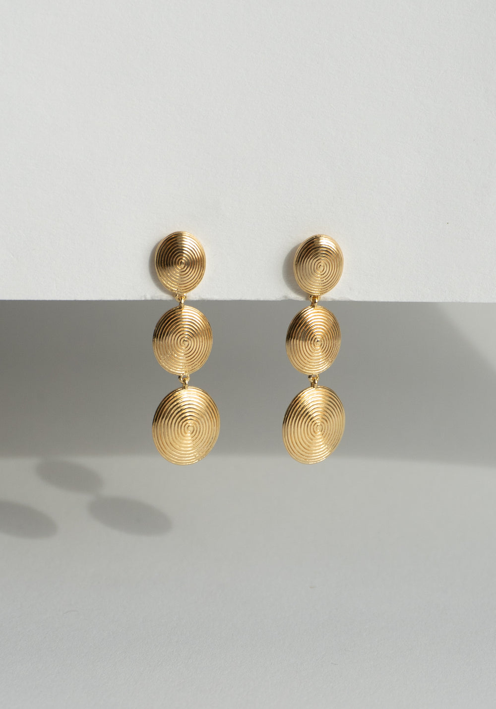 The Ruby Earrings in Gold