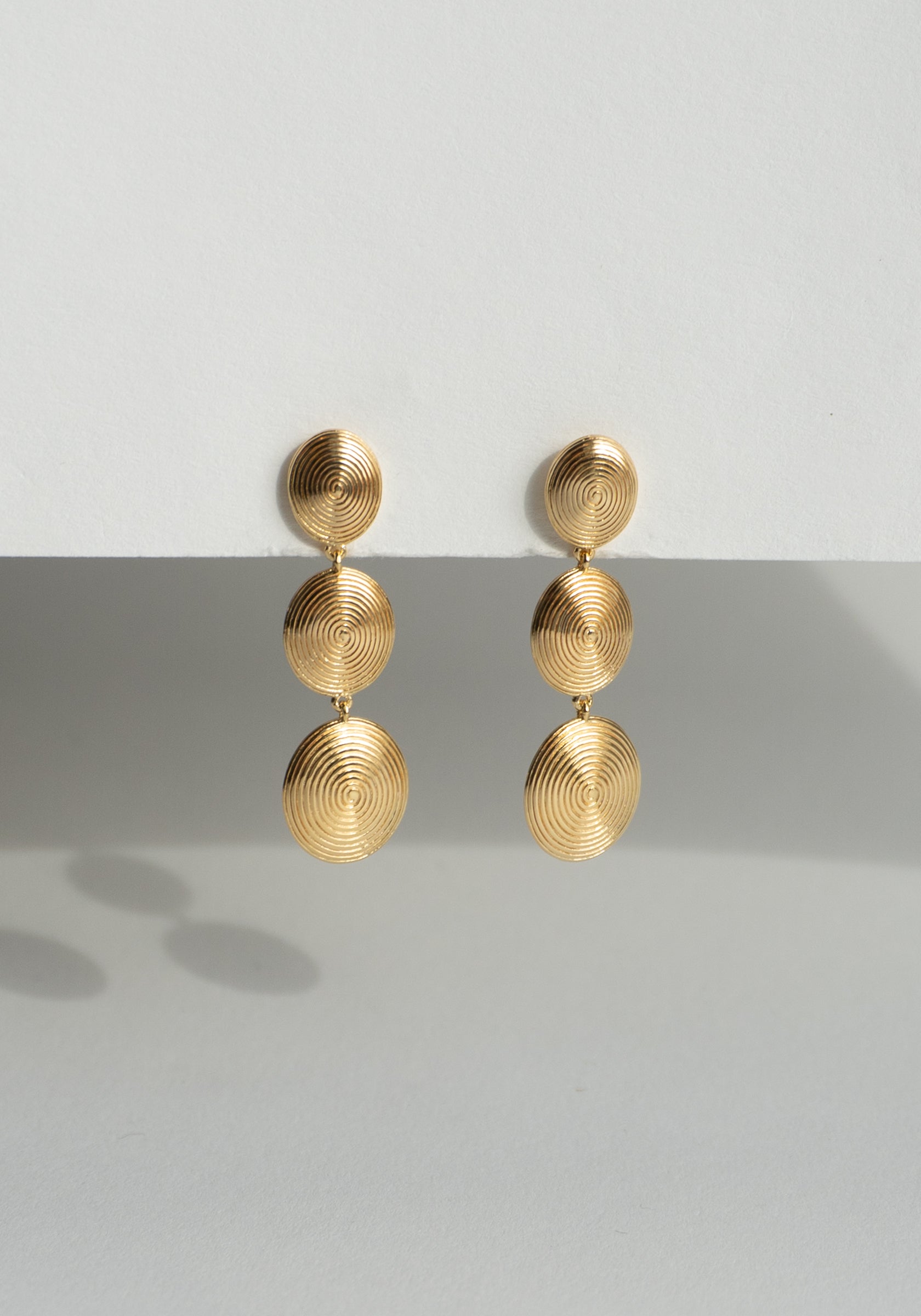The Ruby Earrings in Gold