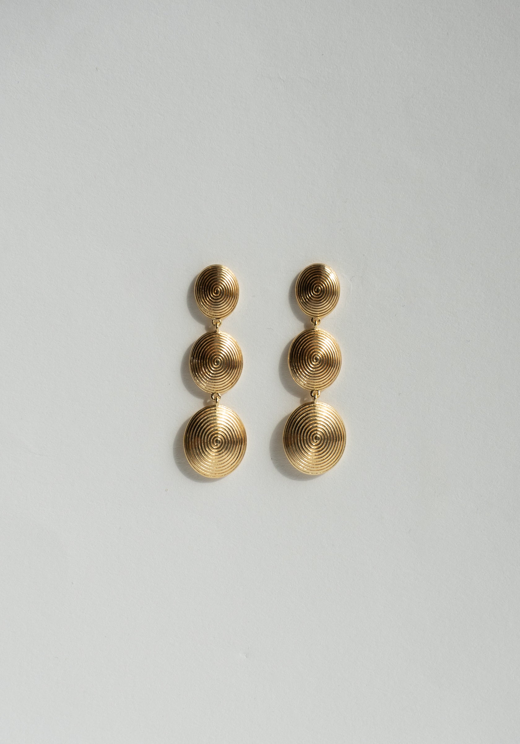 The Ruby Earrings in Gold