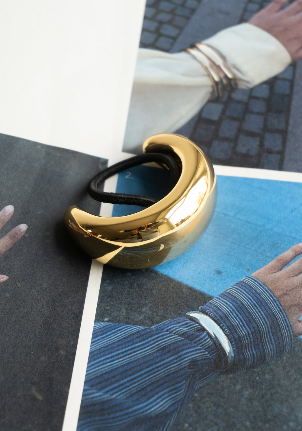 Thea Hair Tie in Gold