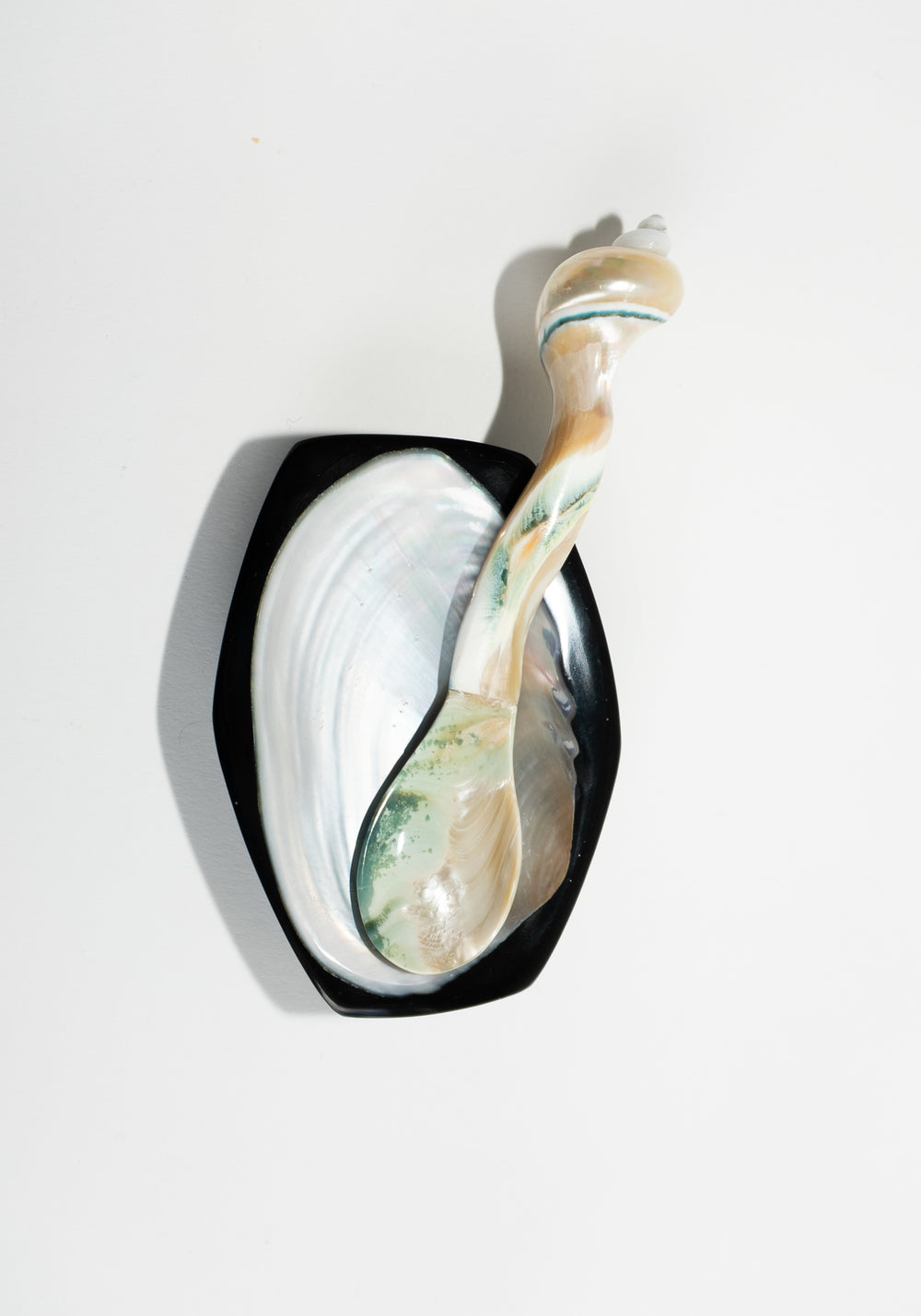 Large Shell Caviar Spoon