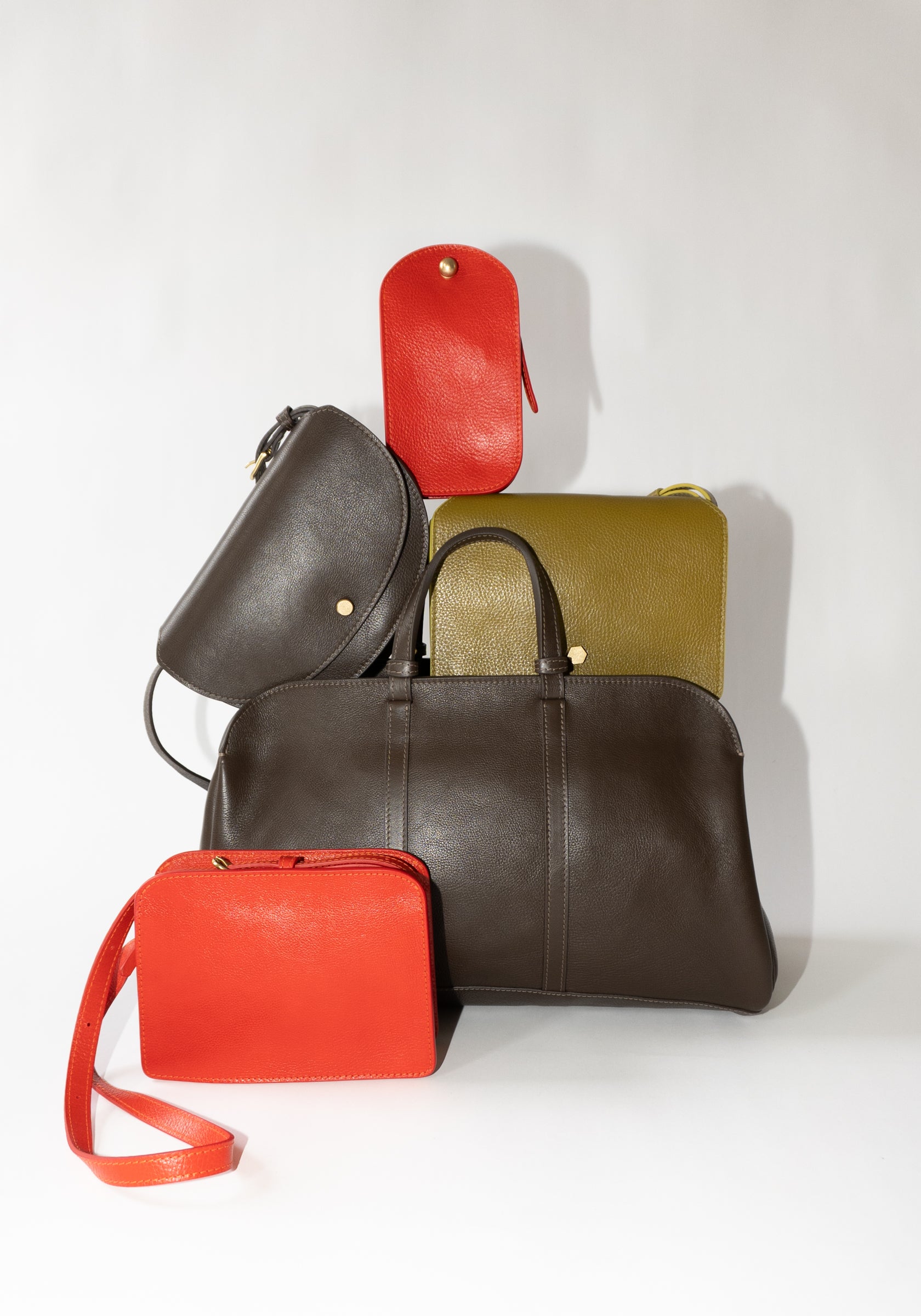 Val Bag in Green Ochre