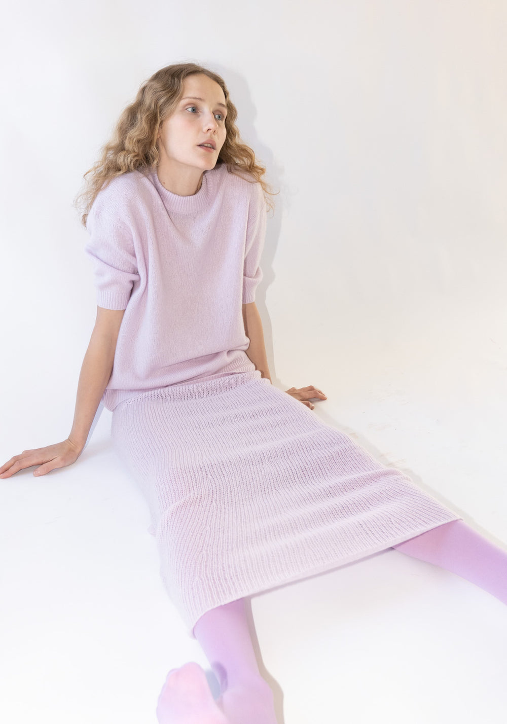 Lisa Yang Kelsey Cashmere Skirt in Dahlia