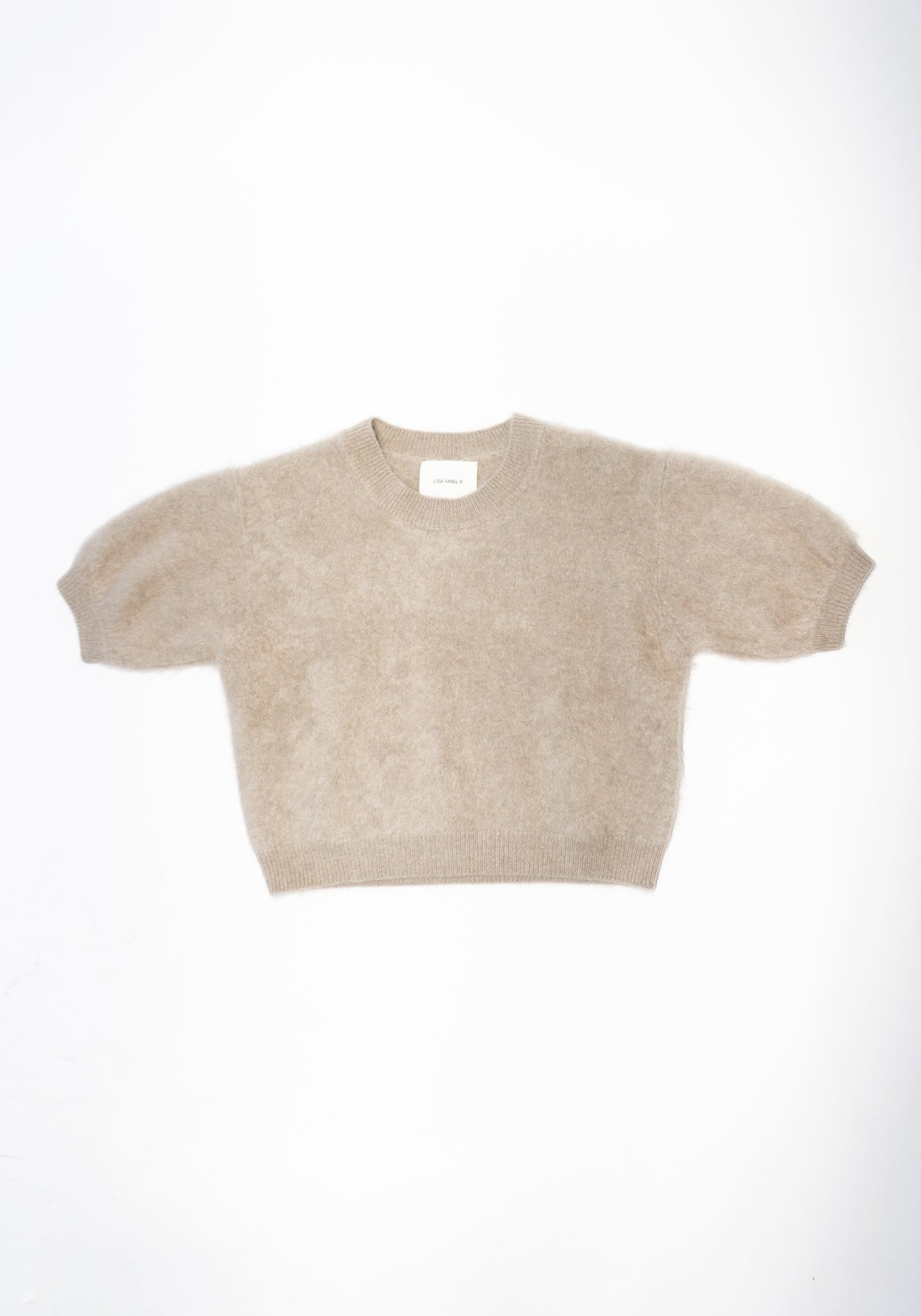 Lisa Yang Juniper Sweater in Mole Brushed