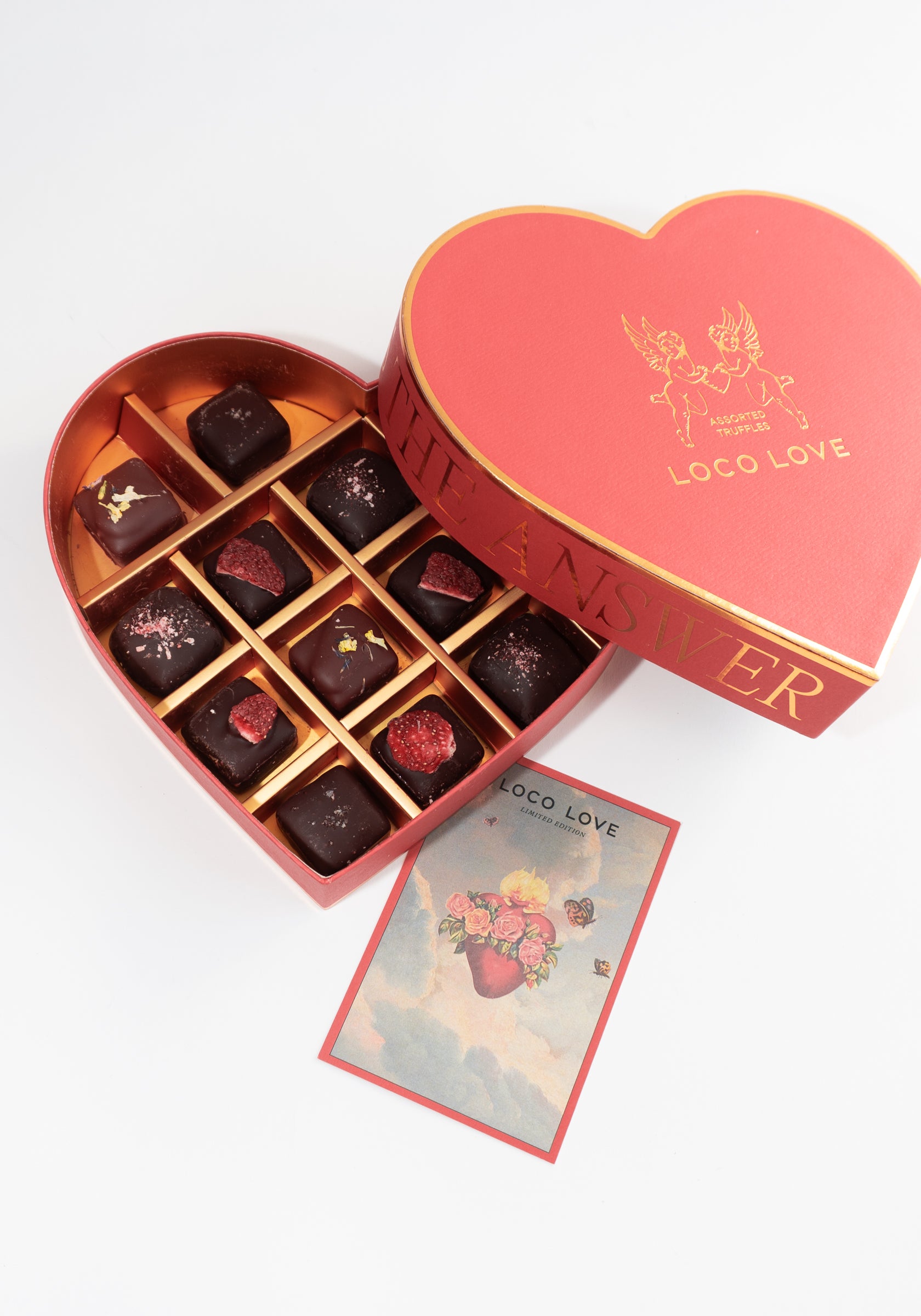 Loco Love Heart Chocolate Box