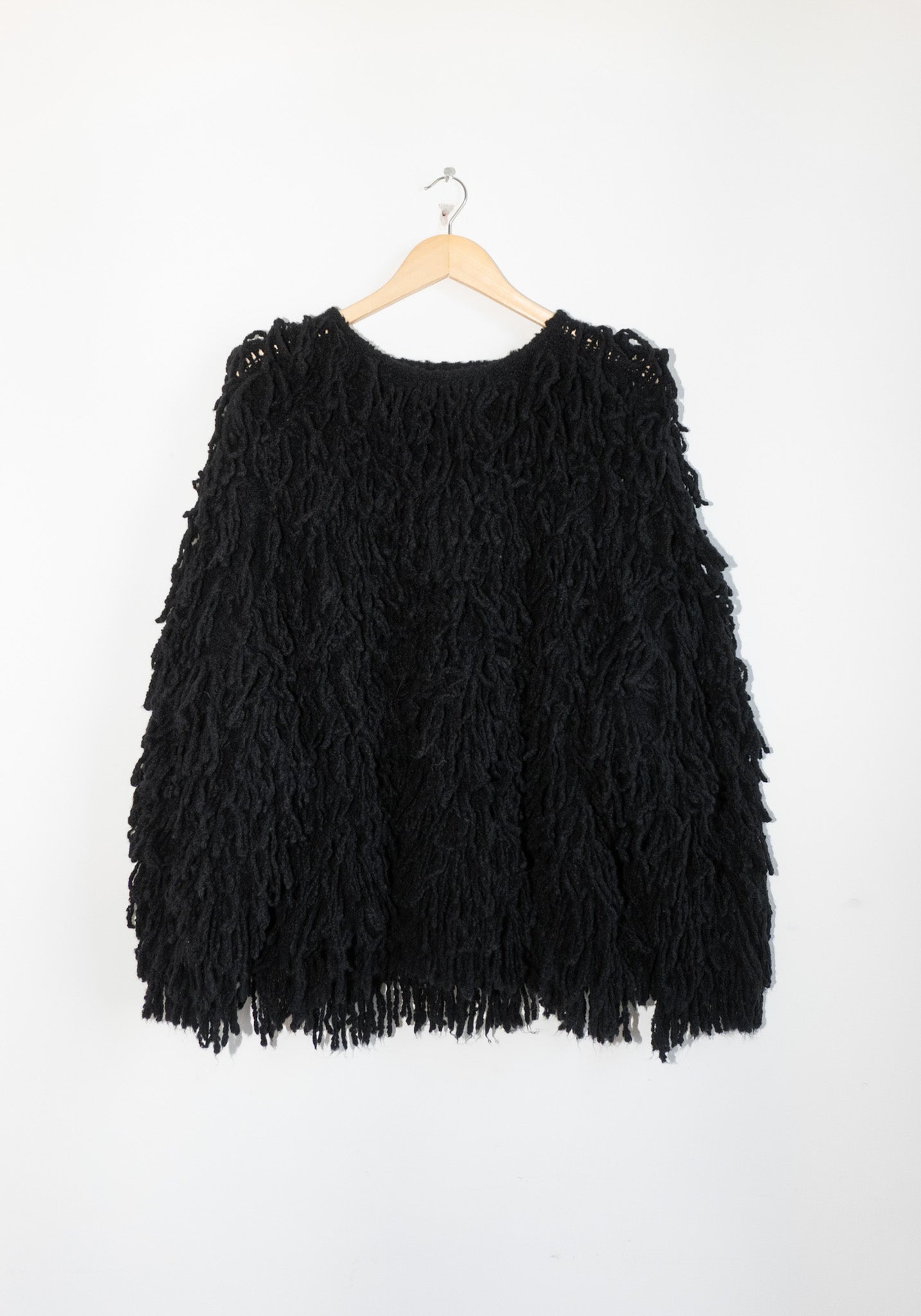 Gabin Round Neck Sweater in Black