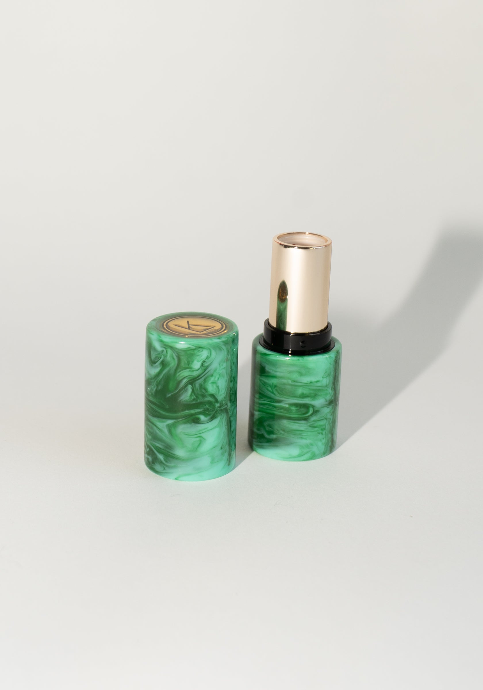 Le Klassic Malachite Lipstick Case with Rouge Alambra Lipstick