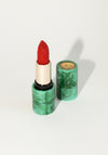 Le Klassic Malachite Lipstick Case with Rouge Alambra Lipstick