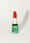 Le Klassic Malachite Lipstick Case with Rouge Alambra Lipstick