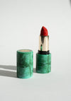Le Klassic Malachite Lipstick Case with Rouge Alambra Lipstick