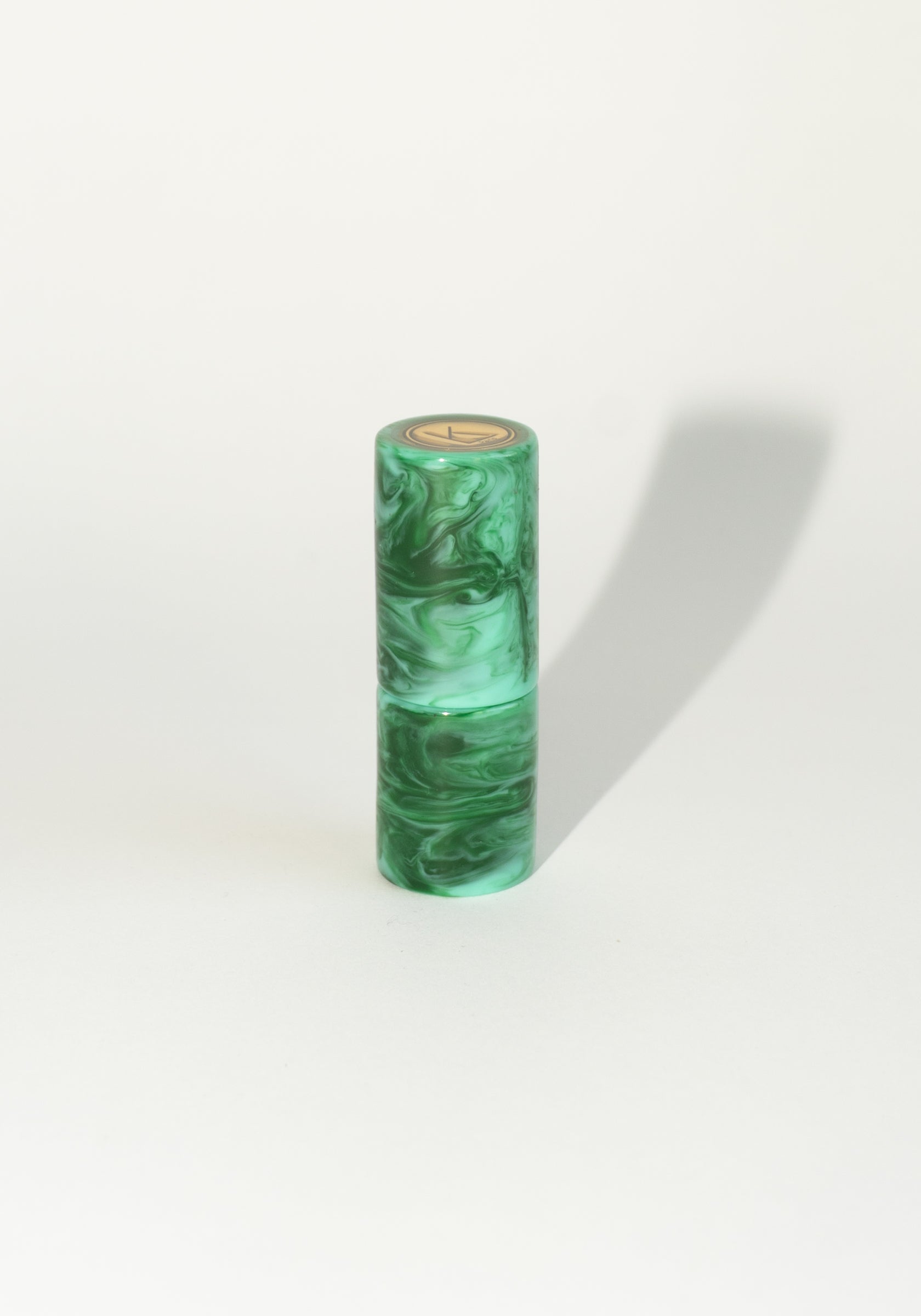 Le Klassic Malachite Lipstick Case with Rouge Alambra Lipstick