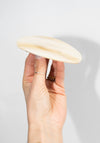 Machete Jumbo Oval Barrette in Alabaster