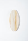 Machete Jumbo Oval Barrette in Alabaster