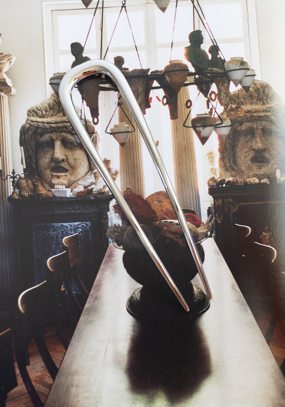 Midi French Hair Pin in Silver from Machete