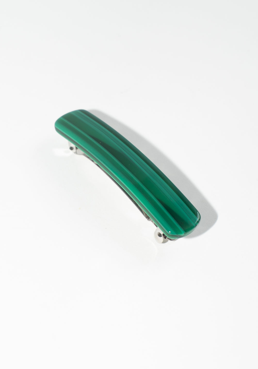 No. 3 Heirloom Barrette in Malachite