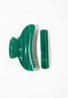 No. 3 Heirloom Barrette in Malachite